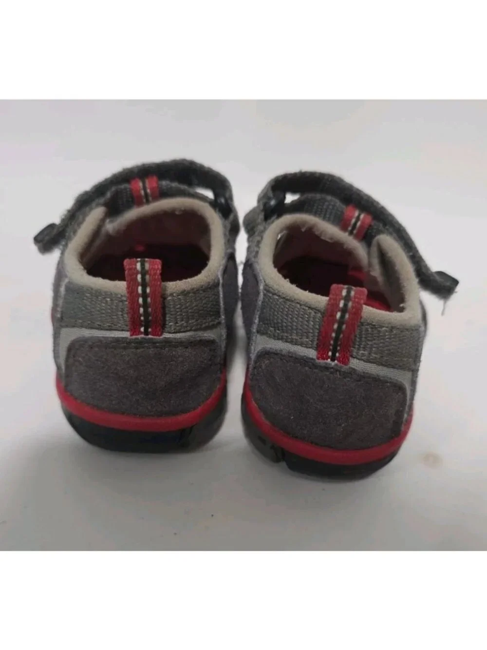 Keen Seacamp II CNX Toddler Boys Sandals Size 5 Shoes Grey Red Hiking Camping